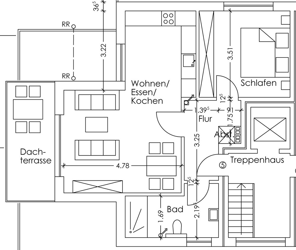 Wohnung 6 Erdgeschoss Nelkenstrasse 28, Wohnen 50plus Dortmund