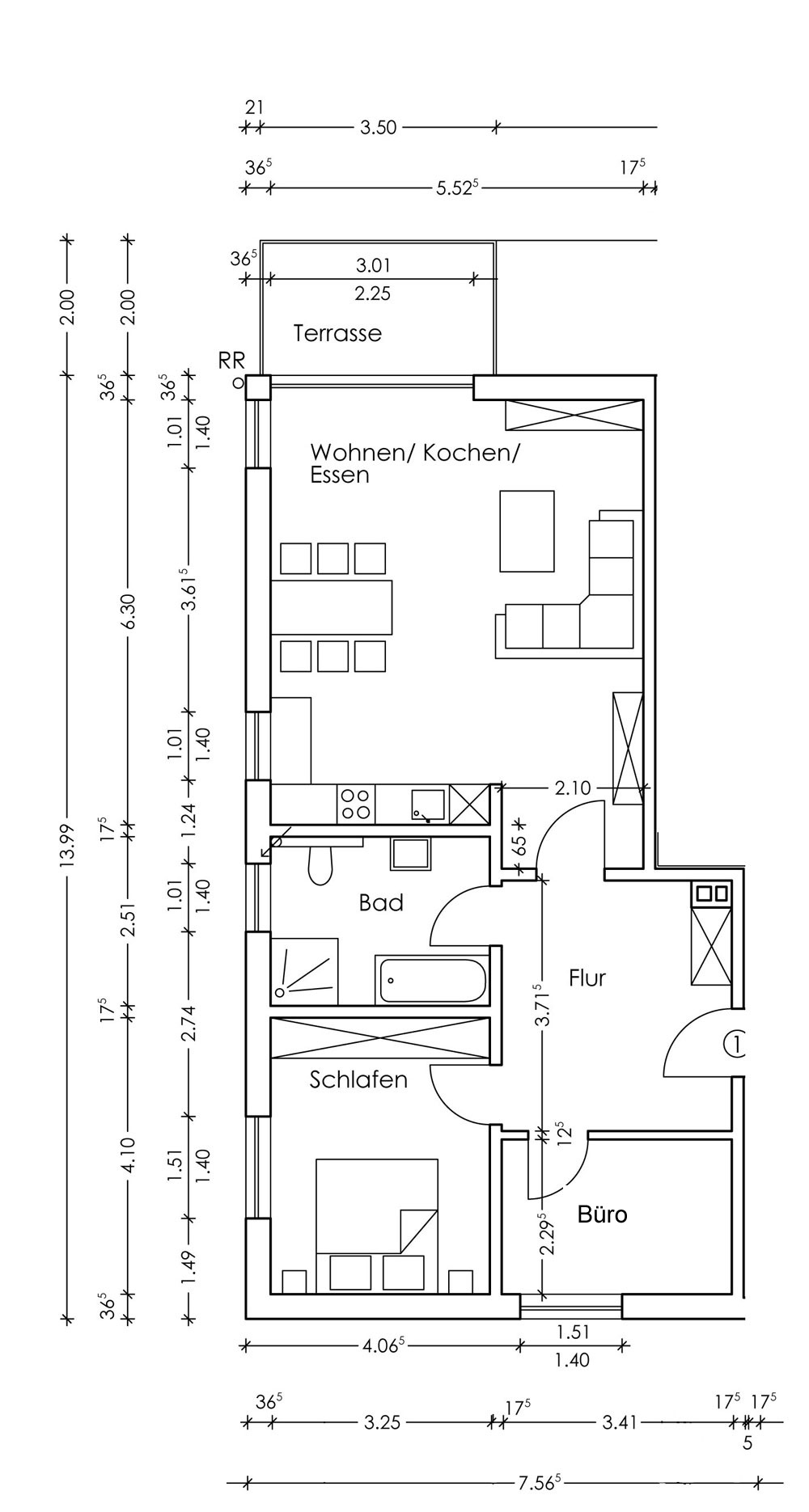 Wohnung 1, Lambergstrasse